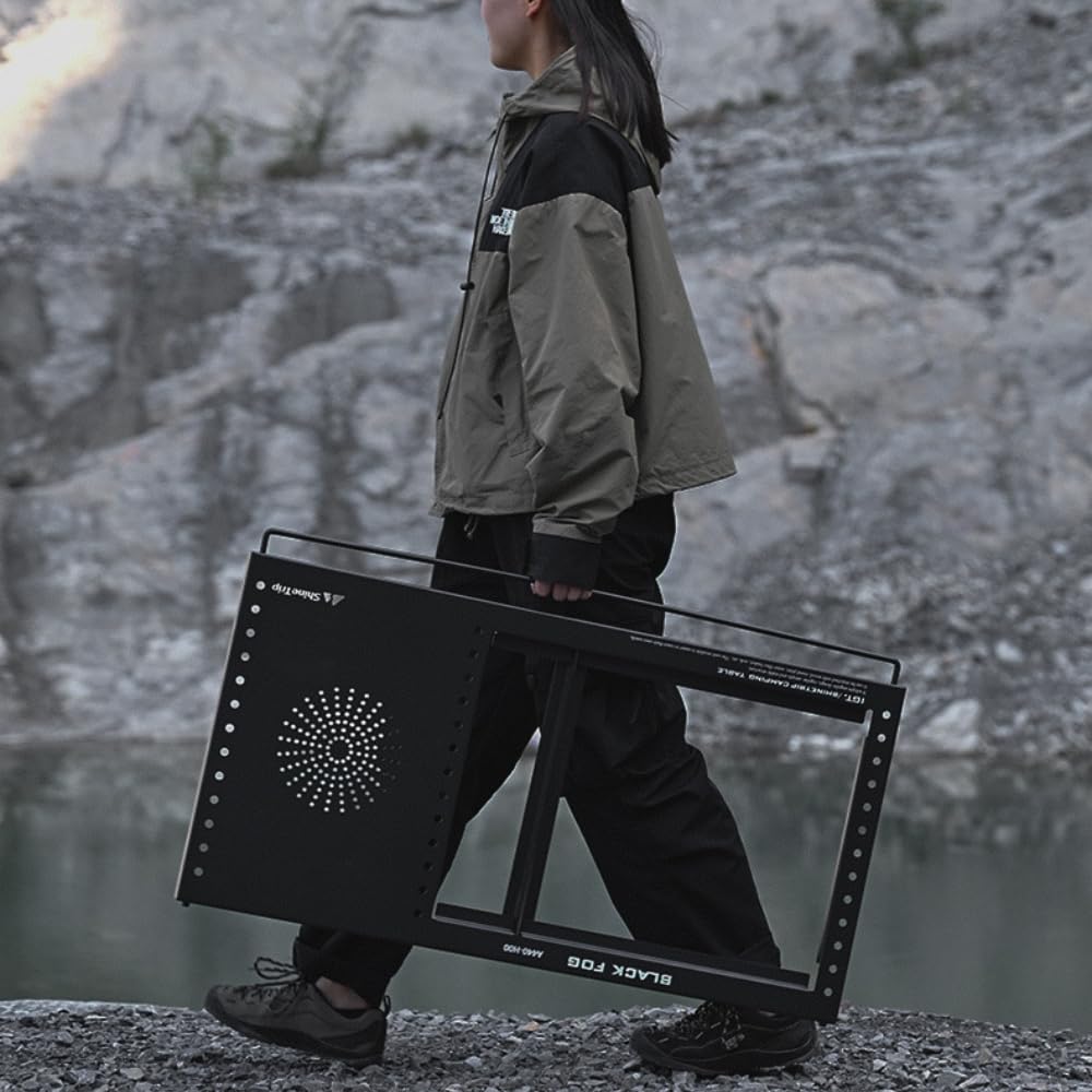 Amazon.co.jp: ポータブルキャンプ炭素鋼テーブル IGT ユニット